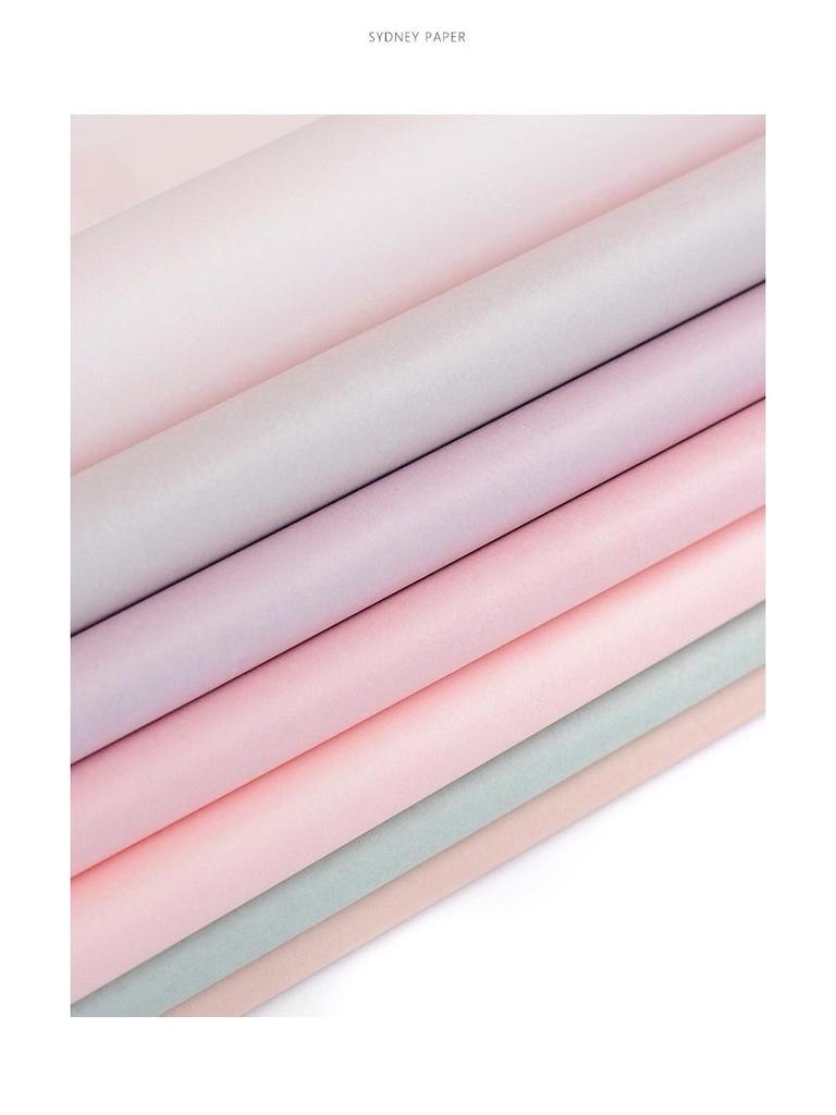 Papier tkankowy w kwiaty w stylu koreańskim do owijania bukietów i dekoracji prezentów