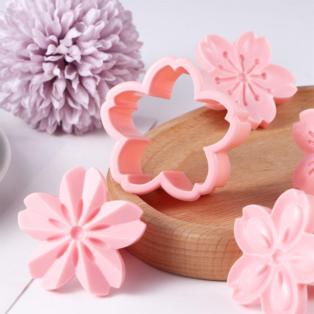 Cherry Blossom Baking Tool Hand Pressure Biscuit Cutter Cookie Mold Biscuit Mold Cake Cookie Maker