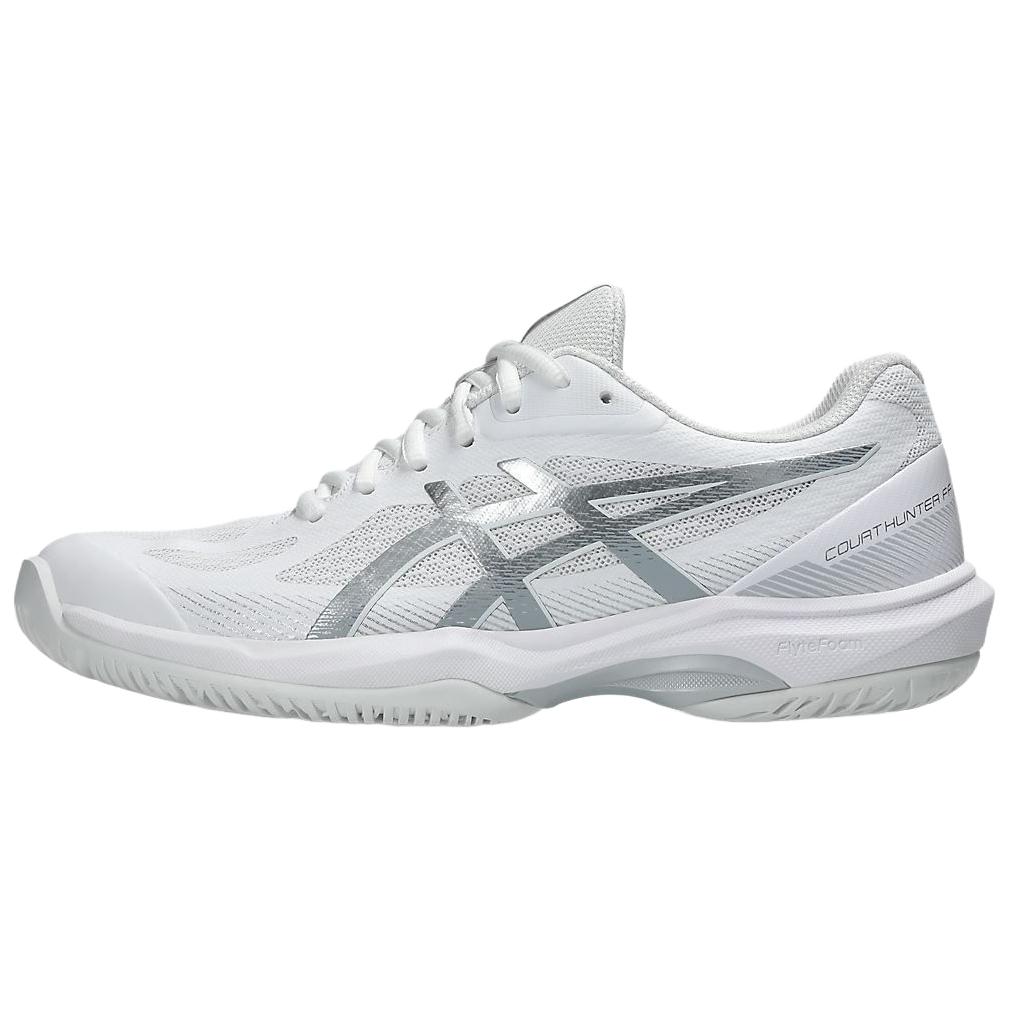 

ASICS COURT HUNTER FF Lightweight Badminton Shoes Women s White Silver Sneakers 1072A112-102 39