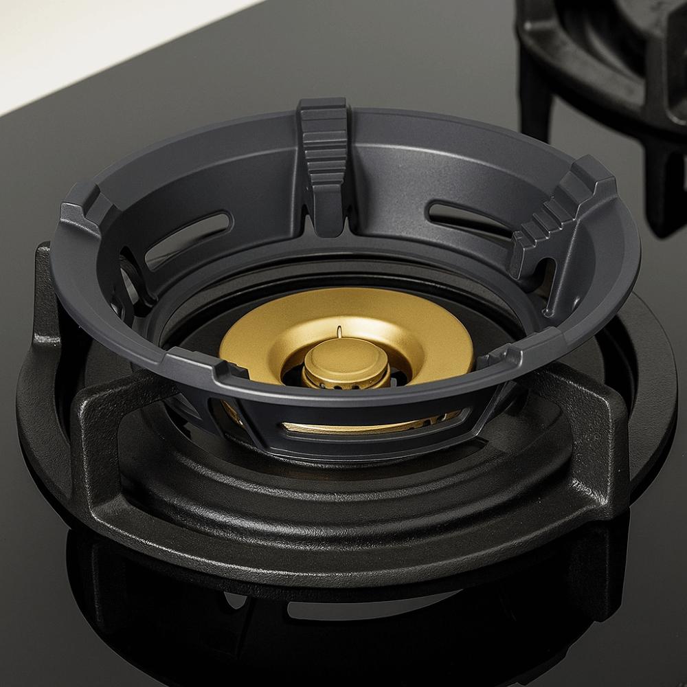 Black Color Wok Rings Cast Iron Pan Stand Wind Shield Cooker Support  Household Use