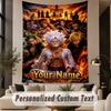 Custom Text Printed Tapestry One Piece Pattern Large Wall Hanging Indoor Room Decor