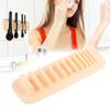 Soft Silicone Wall Mounted Makeup Brush Toothbrush Holder Stand Organizer Rack(Pink )