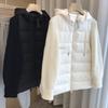 Minority Design Bai Da Gao Warm Hood Knitted Cotton-padded Jacket Female