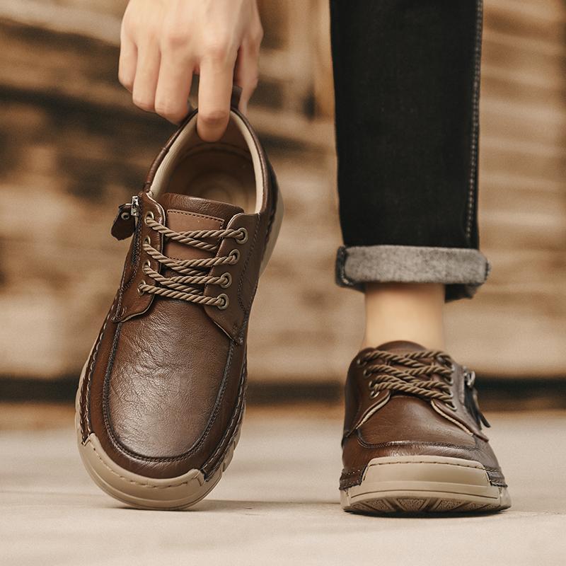 Handmade Men Shoes Casual Leather Shoes For Men Loafers Moccasins Men Flats Shoes Driving Shoes