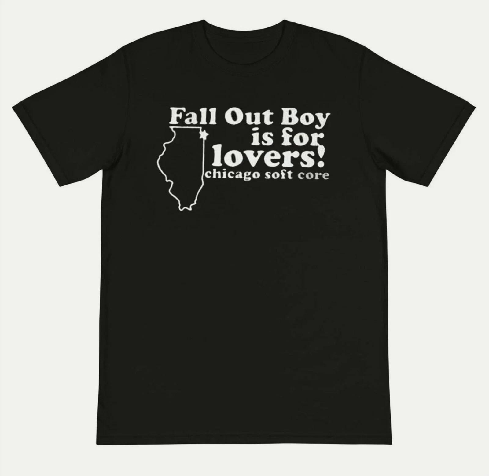 Fall Out Boy Is For Lovers Cotton T-shirt Short Sleeve Size XXXXL