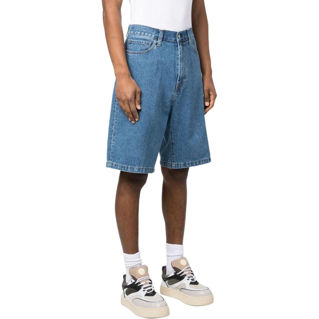 Carhartt WIP Landon Solid Pocket Straight Leg Denim Shorts Men Shorts Blue I030469-01-60