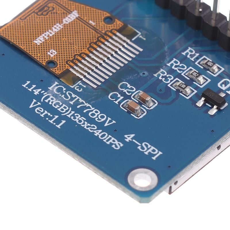 1.14 Inch Spi Serial Port 135X240 Touchscreen Ips Tft Display St7789 135X240 Spi 8-Pin 65K Color Lcd Screen For Arduino