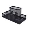 Porta-Canetas e Lápis de Metal Mesh para Escritório em Casa, Organizador de Mesa para Artigos de Papelaria