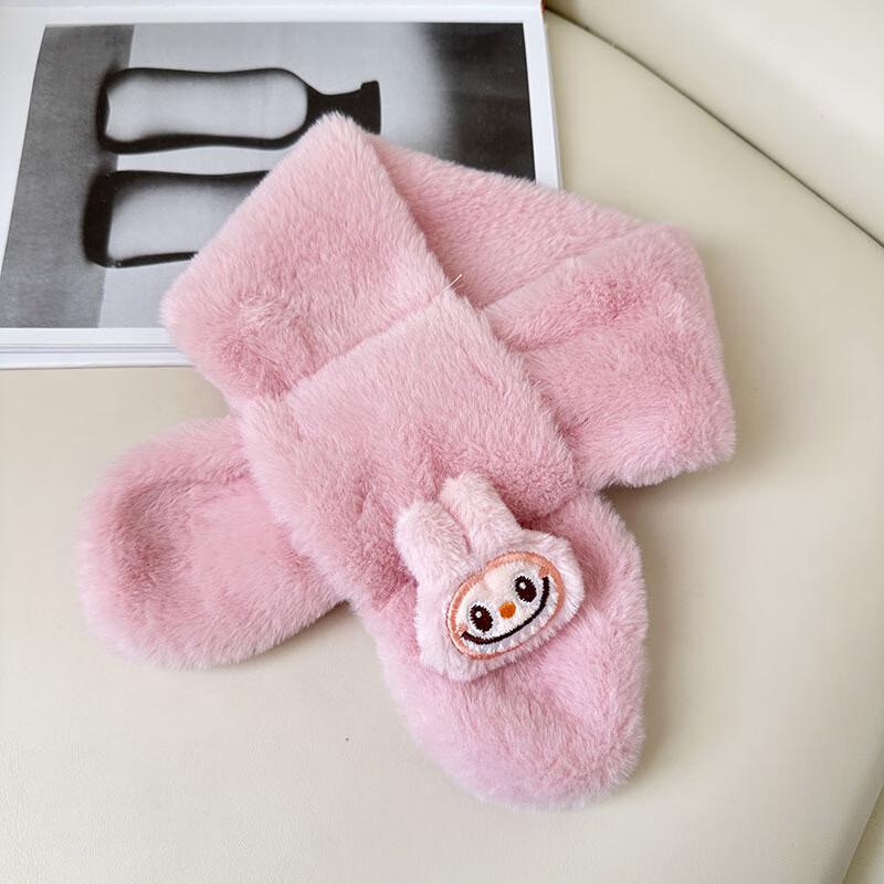 DUTRIEUX Kids' Cartoon Plush Warm Scarf