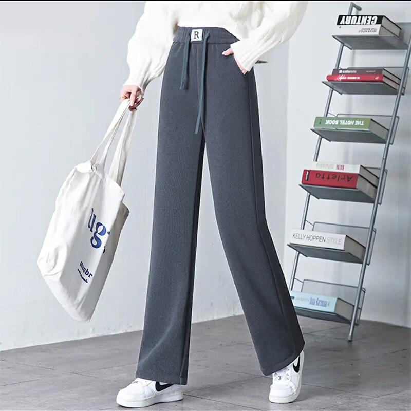 JOHLIN DREAM Drapey High-Waist Wide-Leg Pants M