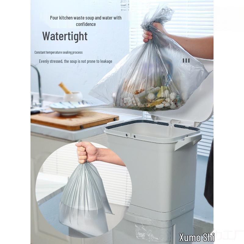 Large Expandable Japanese Double-Layer Trash Can with Wide Mouth
