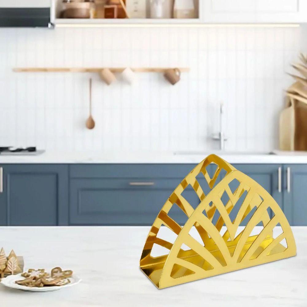 Hohles nordisches Papierregal Rostbeständiger Tisch-Taschentuchständer Papier-Servietten-Spender Hotel