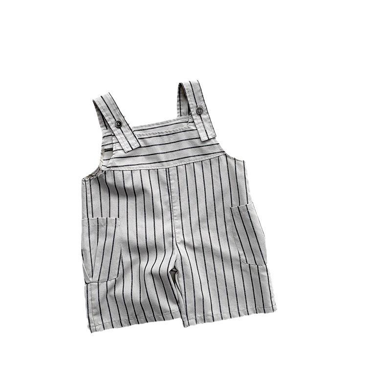 Summer Kids' Versatile Jumpsuit: Japanese-Style Boys' and Korean-Style Girls' Trendy Mid-Length Overalls