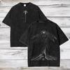 T-shirt Stampa Anime Jujutsu Kaisen Gojo Satoru Ryomen Sukuna Uomo Cotone Lavato T-shirt Manga Oversize Harajuku Maglietta Uomo
