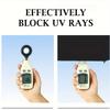 Sombrilla Plegable de Protección UV de 3 Pliegues Ligera Sombrilla de Sol Parasol de Verano para Exteriores Impermeable Resistente al Viento
