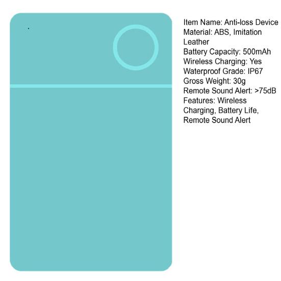 GPS Tracker Card Wallet Finder Wireless Charging IP67 Waterproof Anti-loss Device for Luggage Passports Purse