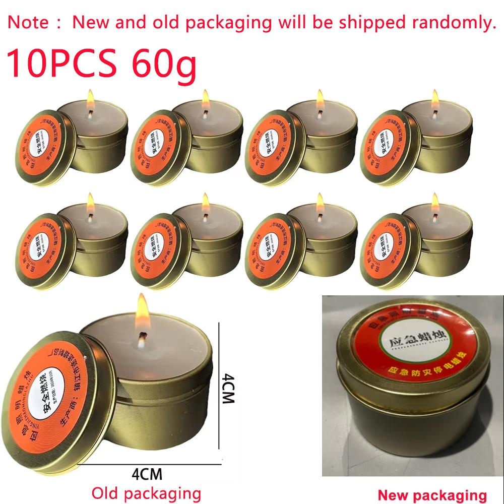 Windproof Candles 30 Hour Light Long Lasting Survival Candle Safe Emergency Disaster Candles Drop-proof For Home Camping Outdoor