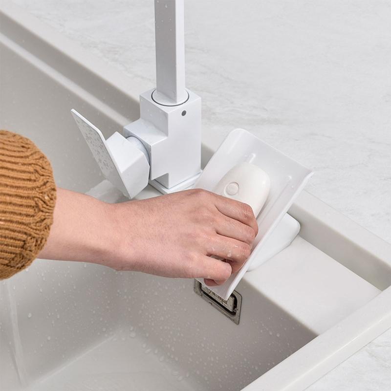Kreativer Seifenhalter Selbstentwässernder Schwammhalter Seifenstück Kunststoff Aufbewahrungsschale für Dusche Badezimmer Badewanne Küchenspüle