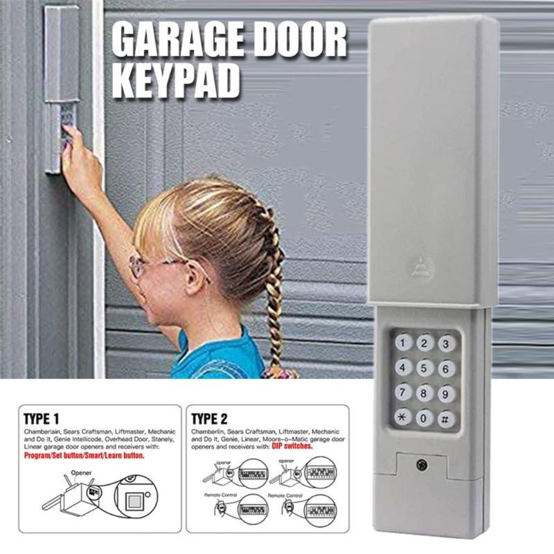 Universal Garage Door Opener Keypad Wireless Keyless Access Keyboard for 877MAX 377LM 977LM Remote Keyless Entry Keypad