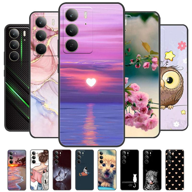 Hülle Für Realme C75 Stoßfestes TPU Silikon Handy Hülle Für Oppo Realme C75 4G Fundas Stoßstange Abdeckung Mode Weiche Schutzhülle