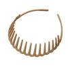 Teeth Headbands for Girls Women Plastic Hair Comb Headbands Wave shape Elastic Headbands for Thick Hair
