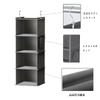 WOVTE Hanging Storage Large Closet Hanging Business Trip Storage Hat and Clothing Easy 86x30x30cm Box, Non-woven Fabric, Foldable, Capacity, Storage,