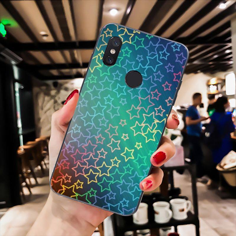 

Чехол для телефона с блестящей звездой и пентаграммой для Xiaomi Mi 11 10 A2 A2lite A1 9 9SE 8Lite 8explorer F1 Poco M3 X3 Pro Fundas Cove xiaomi max2