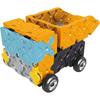 Yoshiritsu LaQ Hamacron Constructor Working Vehicles Set 130 Pieces Plus 10 Special Pieces Building Toy