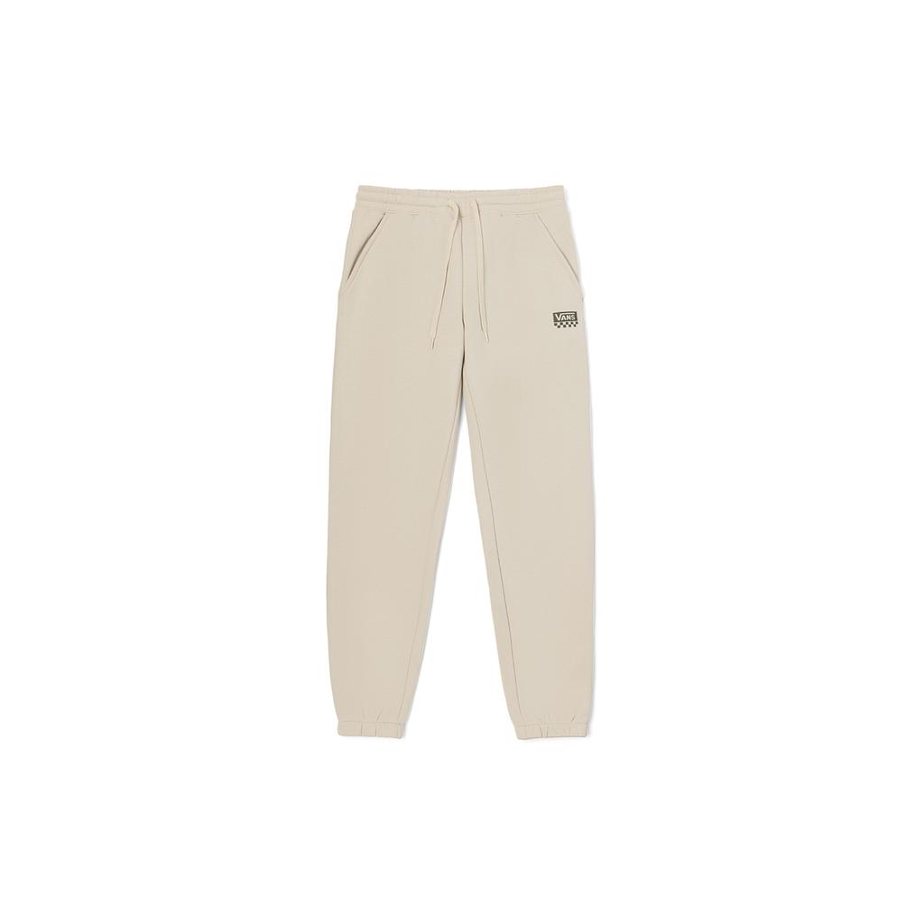 Vans Solid Color Knitted Cuffed Sports Pants Unisex Bottoms Beige VN0009122N1