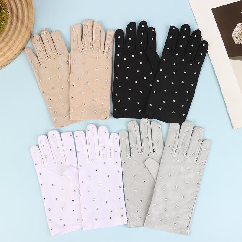 1 par skinnende kunstløphansker votter vaskbare hansker hurtigtørkende voksen skøyteoppvisning