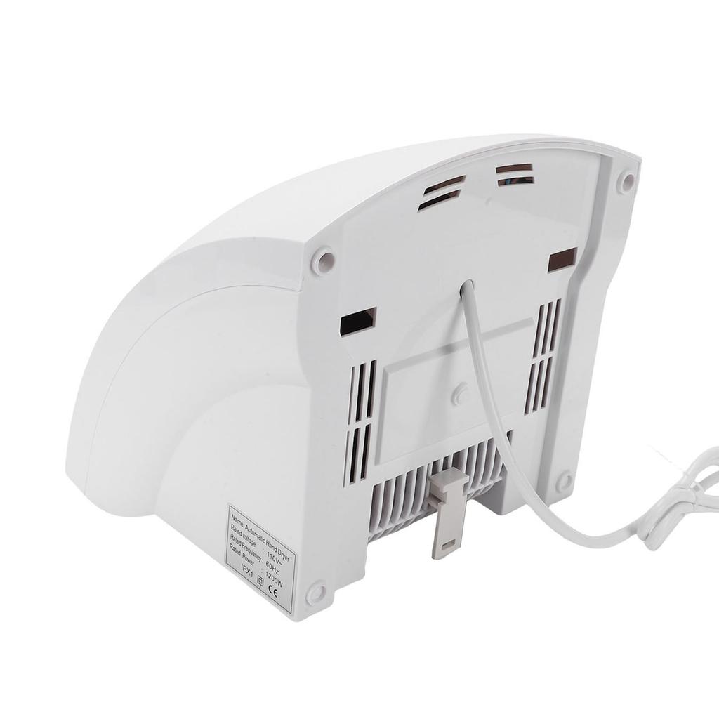 Electric Hand Dryer Commercial Compact Wiper Automatic Wall Hand Dry Machine 1200W for Business Home Household Mall Restroom