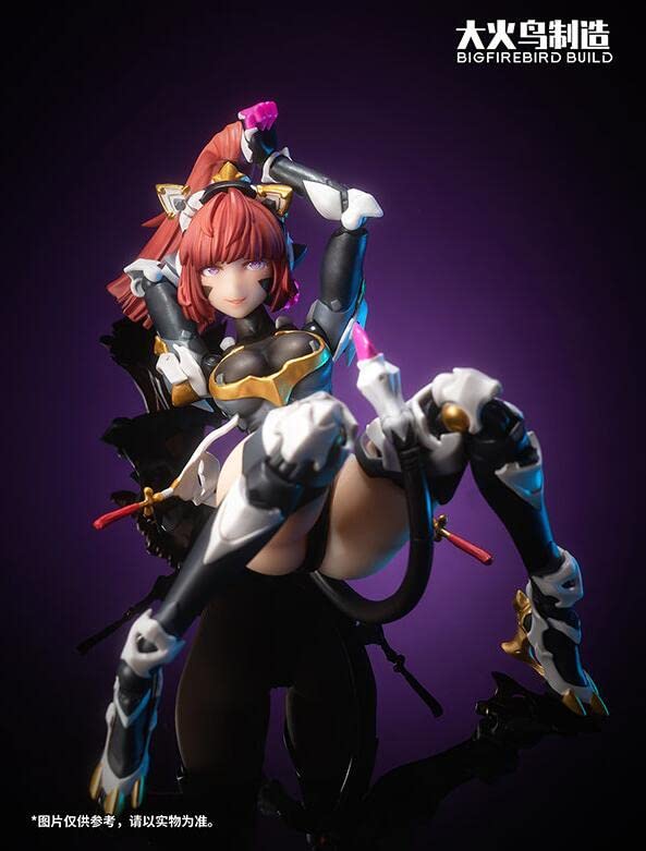 Daihidori Toys Sexy Beautiful Female Science Cat Girl Hinata Himawari Seamless Articulated Action Figure "AC"