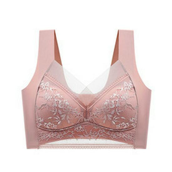 Seamless Summer Lace Back Women's Underwear - Soft, Wireless, and Beautifully Gathered