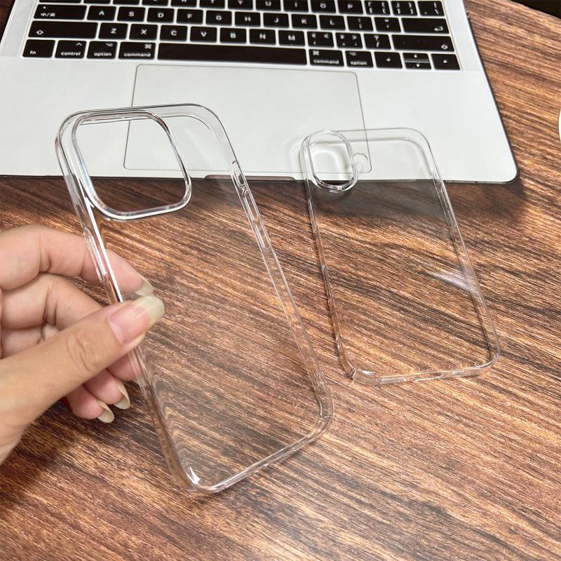 Ultracienkie przezroczyste etui PC do iPhone 12/13/14/15/16/17 Pro