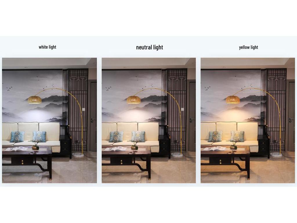 Wabi-Sabi Retro Zen Floor Lamp for Living Room, Study, or Bedroom