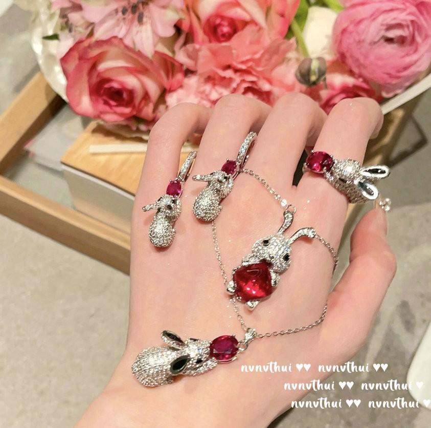 Bright Like The Star River Big Carat Gem Earrings, Rich Family Thousand Gold, Plated With 18K Gold, Sugar Cube Big Zircon Ring Ice Flower Cut
