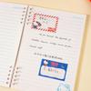 Hello Kitty Transparent PVC Mini Diary with Cute Cartoon Pendant