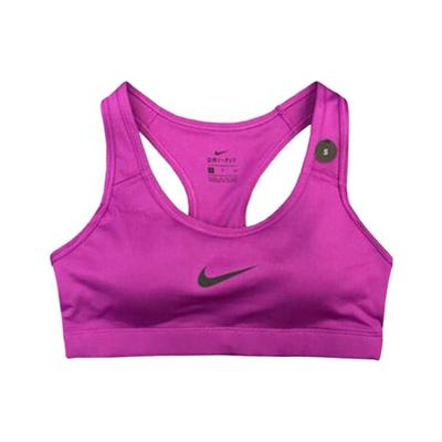 Logo Print Full Coverage Sports Bra Women Sports Bra Purple 917235-513