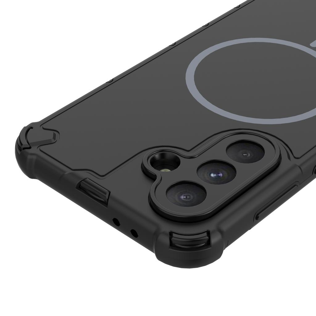 Militärstandard Robustes Magnetisches Case Für Magsafe Für Samsung S25 S24 S23 Plus Ultra A56 A36 A55 A35 A25 A14 A34 A54 Airbag Stoßfeste Hülle