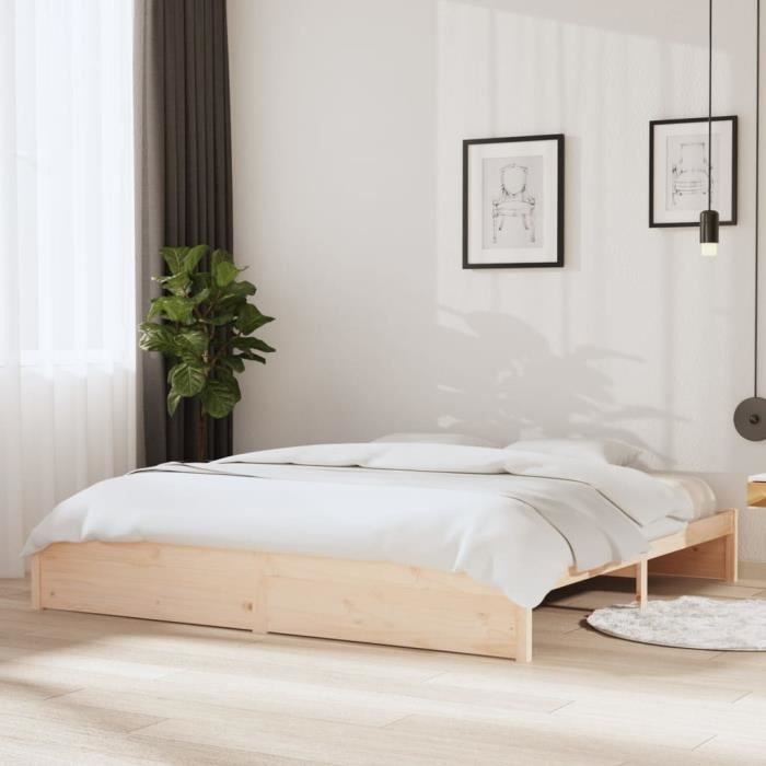 VidaXL Bed Frames Solid Wood 200x200 Cm 814969