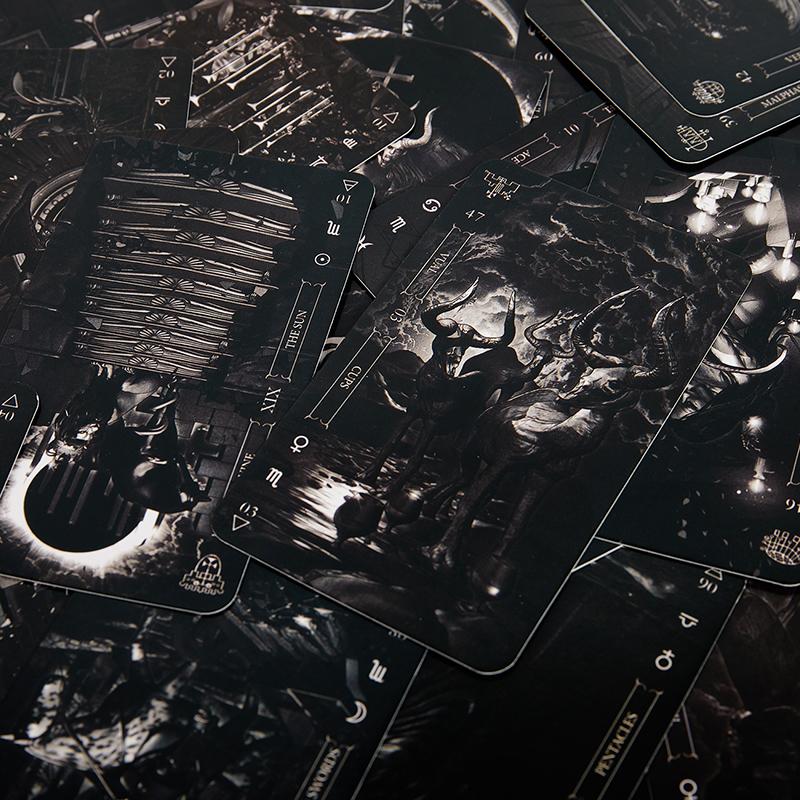 Goetia Tarot In Darkness Deck Cards Lo Scarabeo Esoteric Fortune Telling
