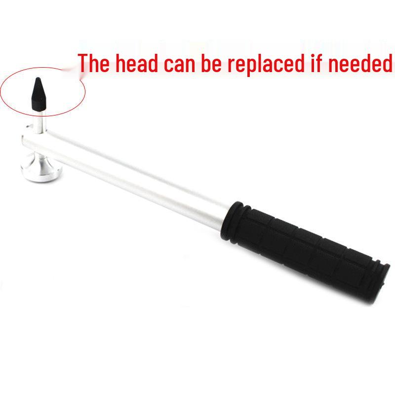 Car Dent Repair Hammer with Pointed, Flat, and Round Heads - Includes 8 Replaceable Heads, Ideal for Bumper and Dent Shaping.