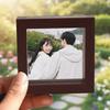5 Stück Quadratisches Puzzle-Bilderrahmen Dekorativer Kühlschrankmagnet Kühlschrank-Bilderrahmen Foto-Display