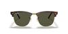 Ray-Ban RB3016 Clubmaster Square Sunglasses W0366 G-15 GREEN 51 Mm