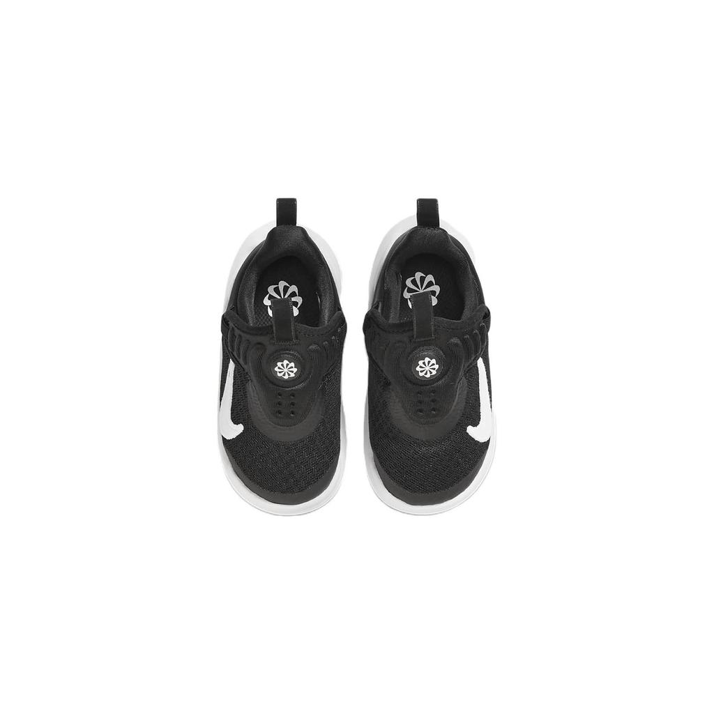 Nike E Series 1.0 TD Breathable Low top Running Shoes Black White Infant And Toddler DV4252-002