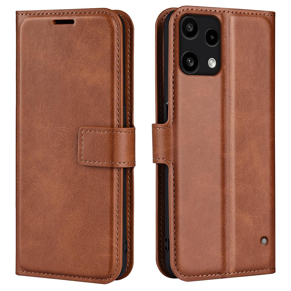 For Nothing Phone (3a) Lite 5G Stand Case Anti-Scratch Calf Texture Leather Phone Cover