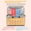 Waterproof Foil Cooler Bag,Picnic Basket, Cooler Case Box,Thermal Insulated Bag,Foldable Aluminum Frame,Fruit Storage Bag