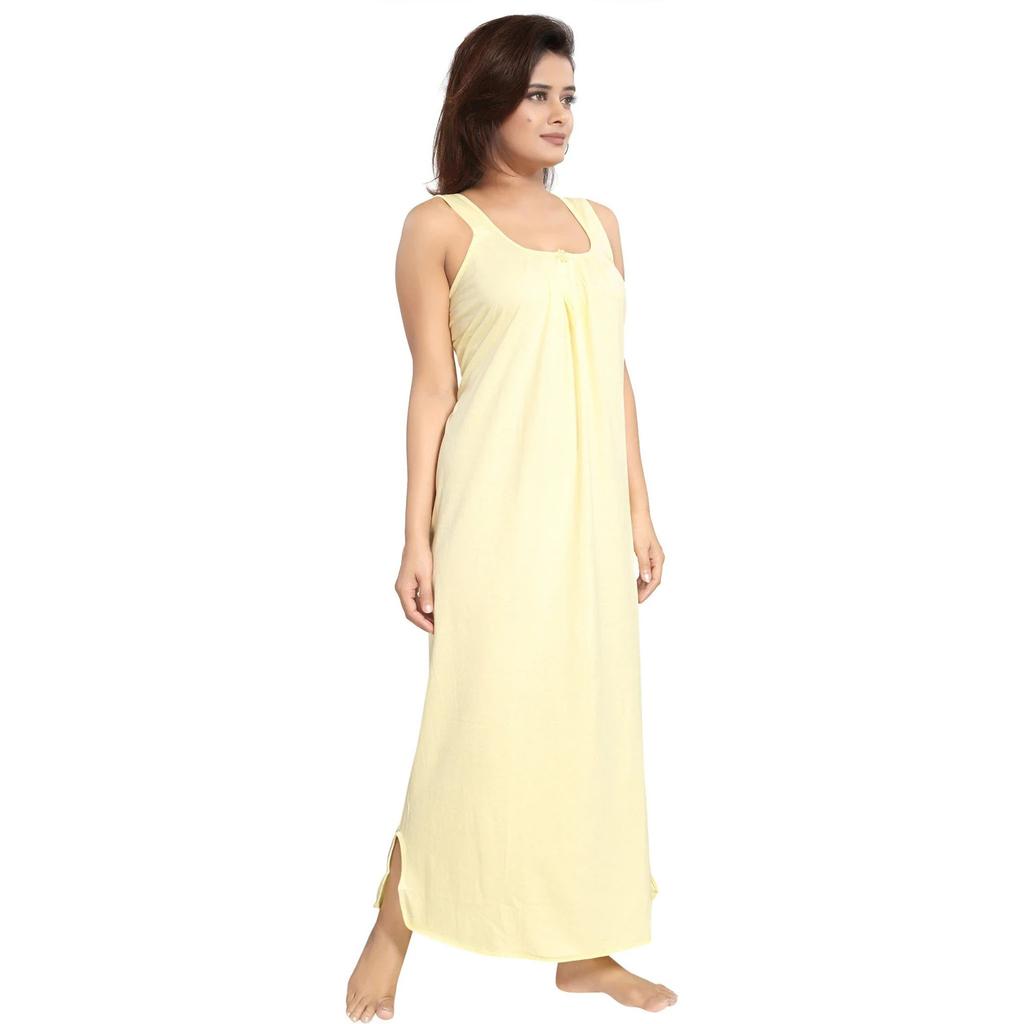 Women Nightwear Cotton Nighty Indian Sumer Sleepwear Night Maxi Gown Dress
