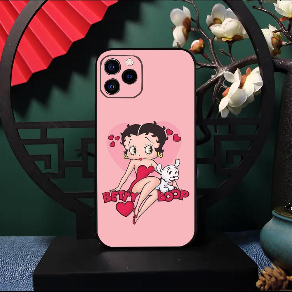 Betty Beautiful B-boop Phone Case For IPhone 17 Pro Max 16 15 14 Pro Max 13 11 X Xs Xr 8 7Plus Silicone Cover