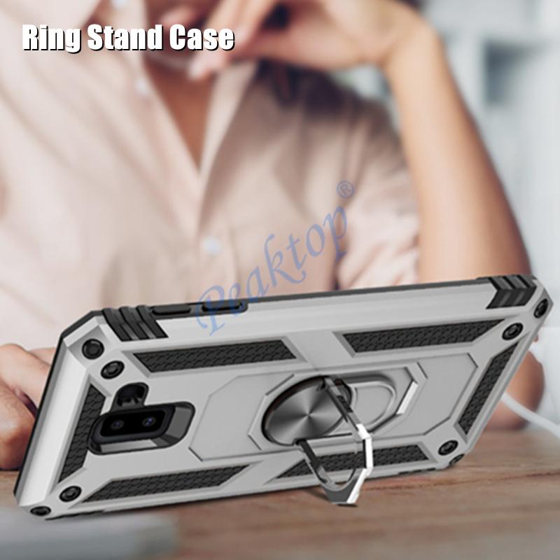 Anti Shock Case For Samsung Galaxy A8 A6 A9 A7 Plus 2018 ShockProof Magnet Case Stand Cover For Samsung A750 A530 Shell